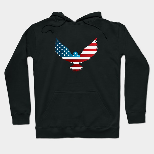 GREAT AMERICA EAGLE Hoodie by NEW LINE